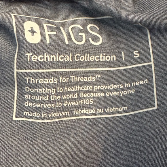 FIGS Woman’s Zamora Jogger Scrub Pants Gray Size Small - Picture 7 of 8